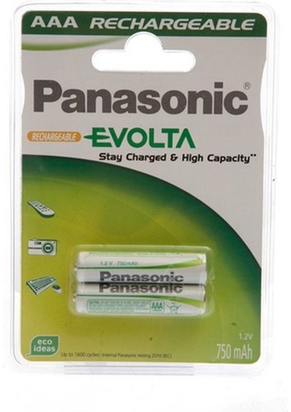 Evolta 1.2V 750mAh AAA Şarjlı İnce Kalem Pil 2'li