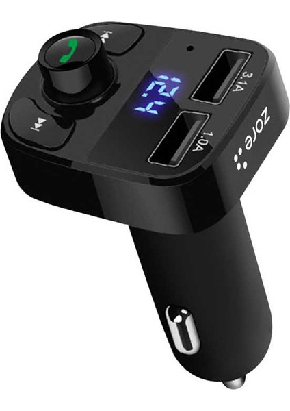 ZR-WP3C01 Bluetooth Transmitter Mp3 Araç Şarjı