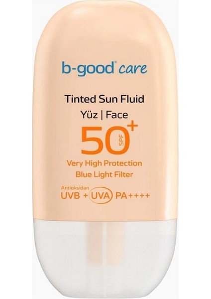 Yetişkin Tinted Güneş Kremi Renk Tonu Eşitleyici Spf 50+ Yüz Için 50 ml