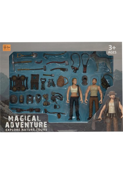 2 Figürlü Köpekli Set