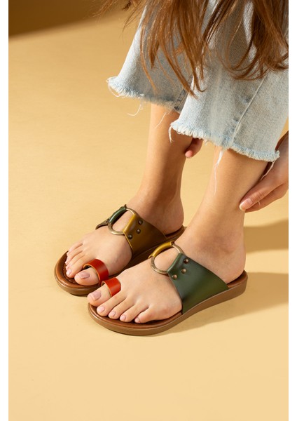 Parmak Arası Halkalı Comfort Taban Kadın Terlik 51-706-24