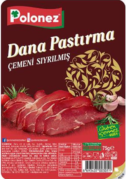 Pastırma Seçme 75 gr