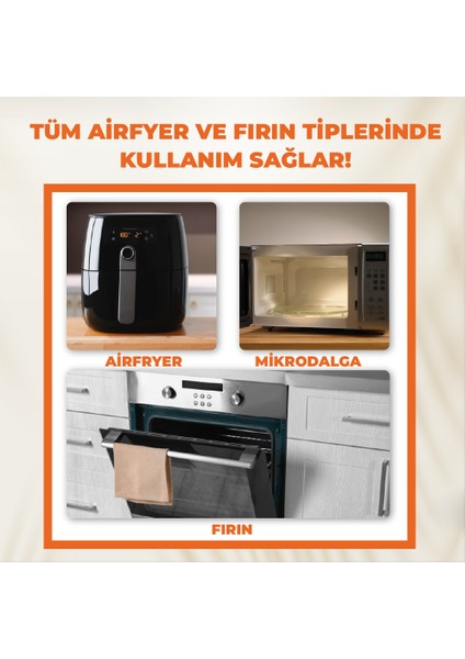 Airfryer Yemek Pişirme Güveci- Sır Kaplı 18 cm