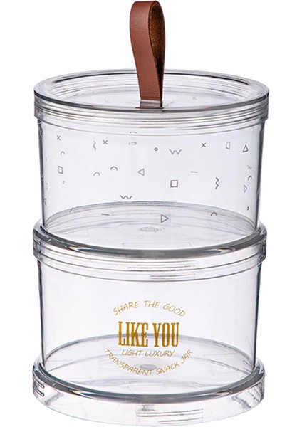 Gıda Saklama Kavanozu Sızdırmaz Çok Amaçlı Mühürlü Saklama Kavanozları Hava Geçirmez Teneke Kutu Çift Katmanlı (Yurt Dışından) fiyatları