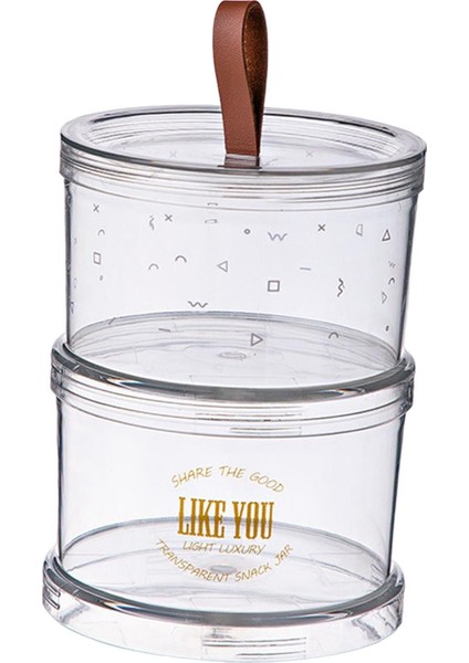 Gıda Saklama Kavanozu Sızdırmaz Çok Amaçlı Mühürlü Saklama Kavanozları Hava Geçirmez Teneke Kutu Çift Katmanlı (Yurt Dışından) modelleri