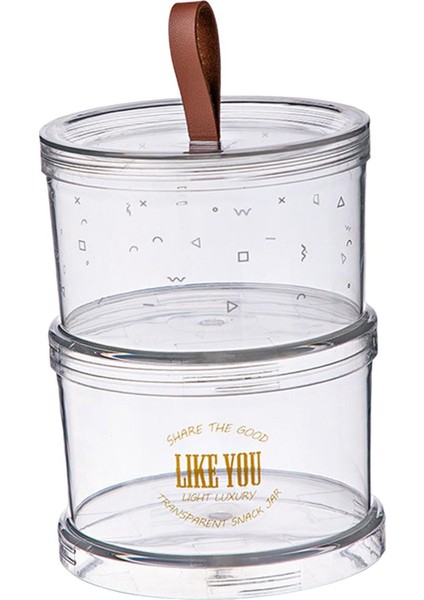 Gıda Saklama Kavanozu Sızdırmaz Çok Amaçlı Mühürlü Saklama Kavanozları Hava Geçirmez Teneke Kutu Çift Katmanlı (Yurt Dışından) fırsatları