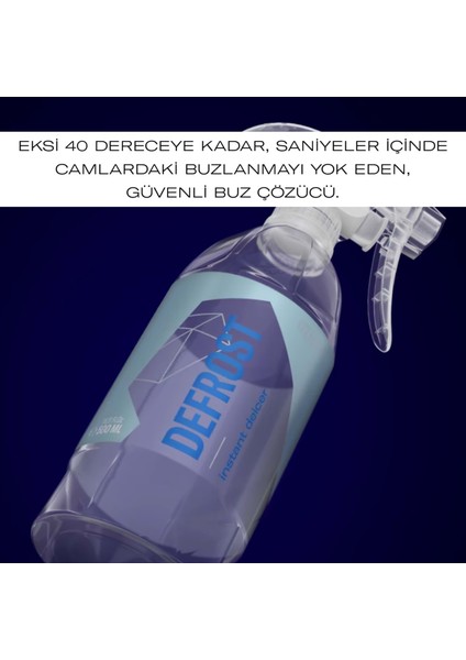 Q²m Defrost Cam Kar Buz Çözücü Buzlanma Önleyici - 500 ml