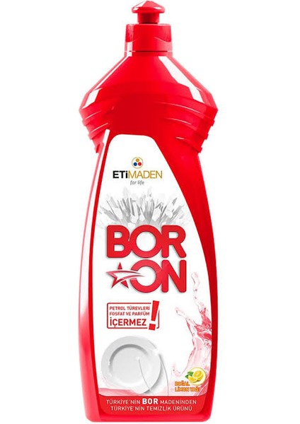 Boron Sıvı Bulaşık Deterjanı Elde Yıkama 1*650 ml