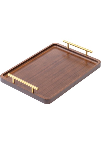 Ahşap Tepsisi Kulplu Snack Tepsisi Düğün Dekoru Kahvaltı Için 36X25CM (Yurt Dışından) fiyatları
