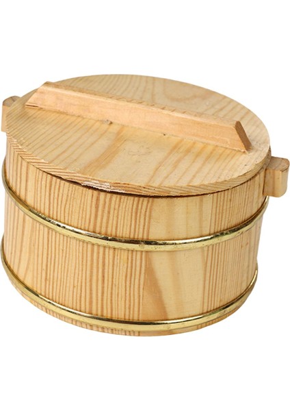 Ahşğulanmış Pirinç Varil Suşi Pirinç Kase Ev Mutfak Için Pirinç 18CMX18CMX12CM (Yurt Dışından) fiyatları