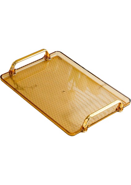 Tepsisi Depolama Ör Mutfak Yemek Tabağı Vanity Tepsi Amber Orta (Yurt Dışından)