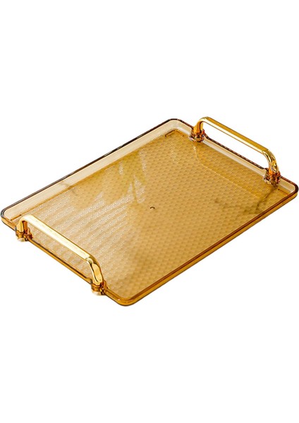 Tepsisi Depolama Ör Mutfak Yemek Tabağı Vanity Tepsi Amber Orta (Yurt Dışından)