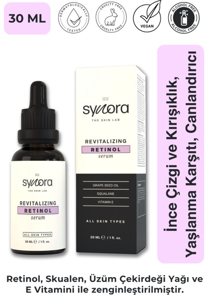 Yaşlanma Karşıtı, Canlandırıcı Retinol Serum