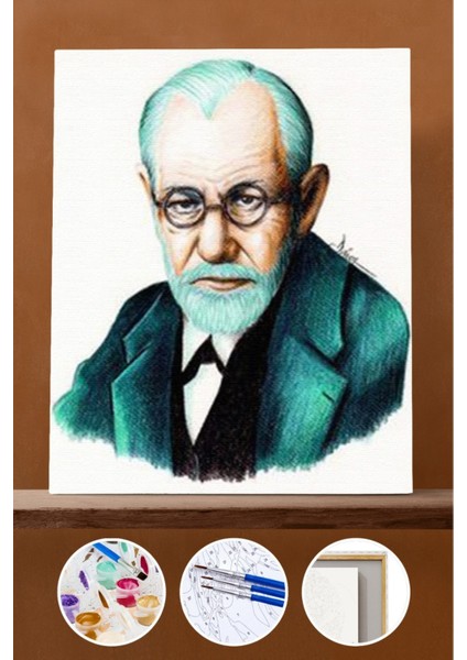 Sayılarla Boyama Seti Çerçeveli Kasnaklı Freud 50X65 cm