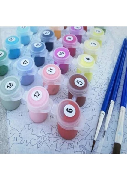 Sayılarla Boyama Seti Çerçeveli Kasnaklı Deniz Esintisi 40X50 cm fiyatları