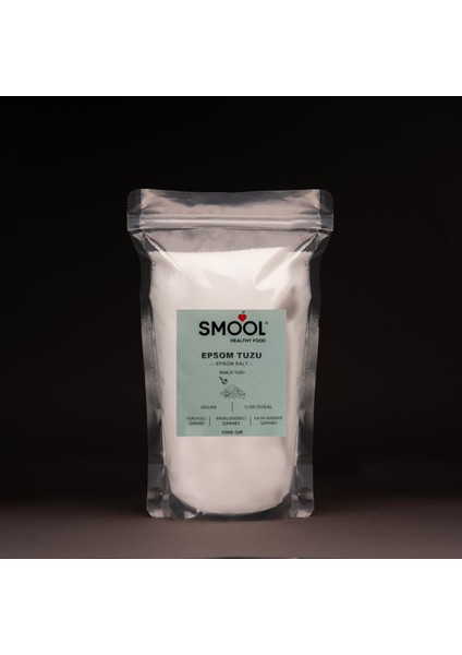 Epsom Tuzu (1000 Gr) , Ingiliz Tuzu, Magnezyum Sülfat, Katkısız, Doğal 1 kg fiyatları