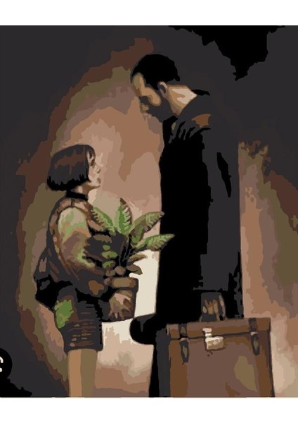 Leon Sayılarla Boyama Seti 80X100 cm (Tuvale Gerili)