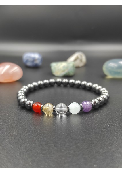 Koç Burcu Doğal Taş Erkek Bileklik