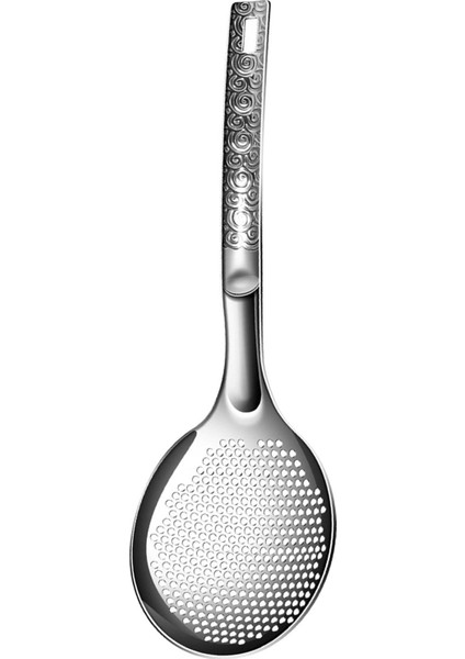 Paslanmaz Çelik Skimmer Oluklu Kaşık Spagetti Drenaj Kaşığı Drenaj Için (Yurt Dışından)