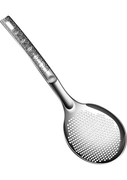Paslanmaz Çelik Skimmer Oluklu Kaşık Spagetti Drenaj Kaşığı Drenaj Için (Yurt Dışından)