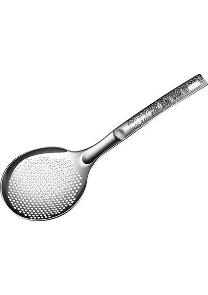 Paslanmaz Çelik Skimmer Oluklu Kaşık Spagetti Drenaj Kaşığı Drenaj Için (Yurt Dışından)