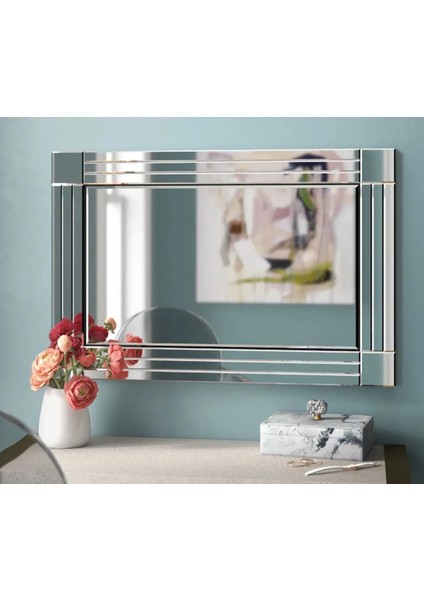 Model Star Dekoratif Desenli Bizoteli Salon Ofis Konsol Aynası fiyatları