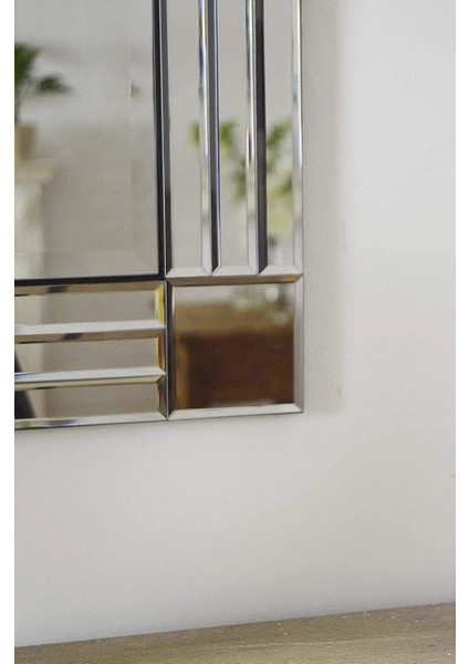 Model Star Dekoratif Desenli Bizoteli Salon Ofis Konsol Aynası modelleri