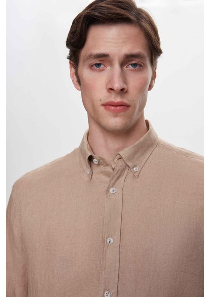 Comfort Vizon %100 Keten Gömlek 2HC02G803265M fırsatları