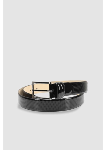 Siyah Desenli Rugan Kemer 2HS10S317687M