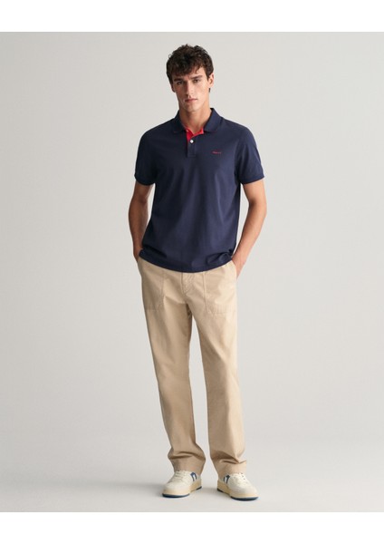 Erkek Lacivert Regular Fit Logolu Polo 2062026.433 fiyatları