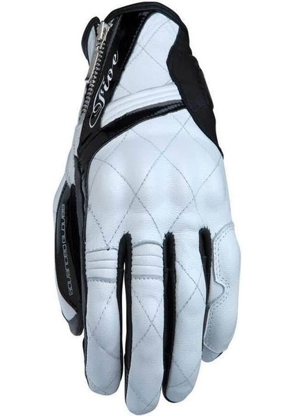 Fıve Gloves Sport Cıty Woman Black-Whıte