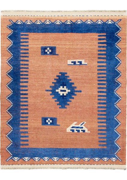 Klark Ilkel Desenli El Dokuma Halı Kilim 110X137 cm