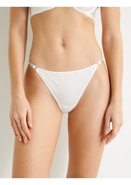 Taşlı Külot String Normal Bel Bridal modelleri