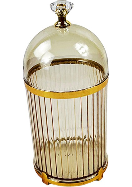 Parti Amber Için Kaşık Çatal Centerpiece Meyve Çatalları Depolama Kavanoz (Yurt Dışından)