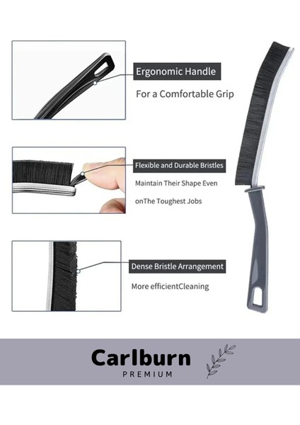 Premium Series Pratik Çok Amaçlı Temizlik Ince Banyo Mutfak Derz Arası Detay Temizlik Fırçası 1 Adet fırsatları