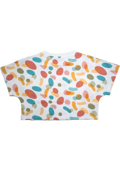 Organik Örme Rengarenk Yazlık Kız Çocuk Tşhirt modelleri