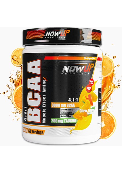 Bcaa 4:1:1 Muscle Effect Amino Asit / Turunç Meyveleri Aromalı / 360 gr. / 60 Servis