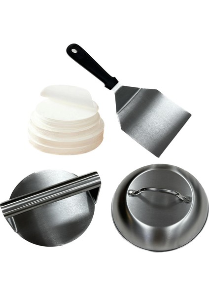 Mutfak Pişirme Barbeküsü Için Burger Presi ve Eritme Kubbeli Burger Presleri (Yurt Dışından)