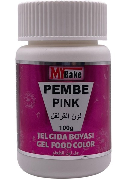 Jel Gıda Boyası Pembe 100 gr