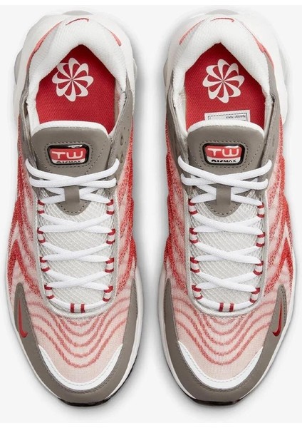 Air Max Tw Street Style Plain Logo Red Clay Sneakers Beyaz Erkek Günlük Spor Ayakkabı DQ3984-002