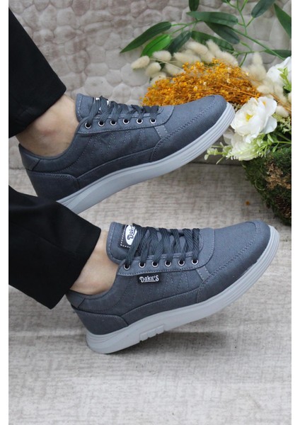 Dks 2038 Füme Hafif Rahat Keten Sneaker Erkek Ayakkabı indirimleri