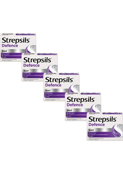 Defence 3in1 C Vitamini & Çinko (5 Adet)