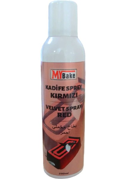 Velvet Kadife Sprey 250 ml Kırmızı