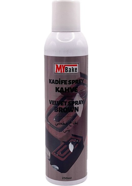Velvet Kadife Sprey Gıda Boyası 250 ml Kahve