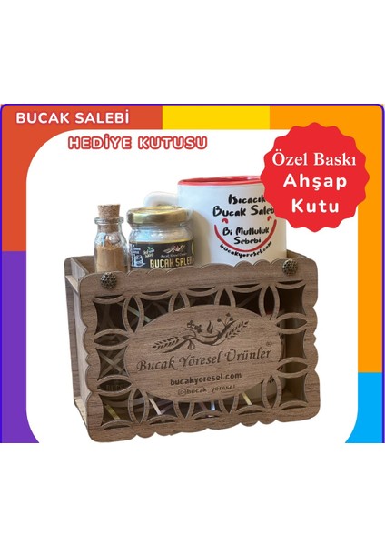 Bucak Yöresel Ürünler Bucak Salebi Hediye Kutusu, 25G Salepli