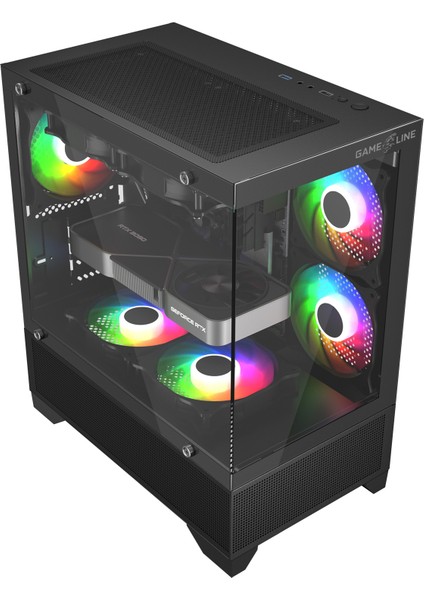 Armor 5x F-Rgb Fan Tamperli Cam USB 3.0 Gaming Bilgisayar Kasası