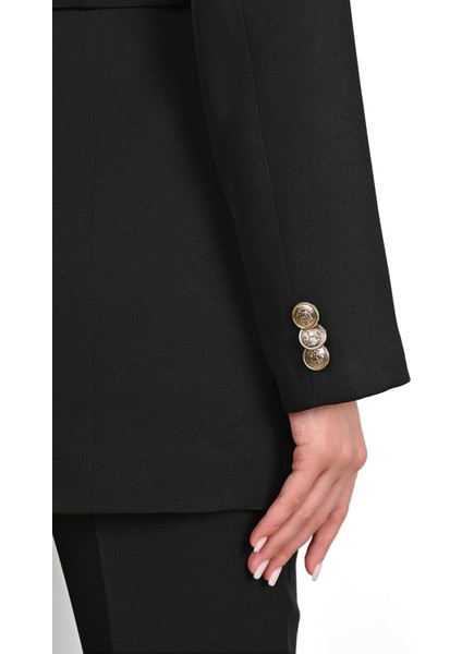Kadın Kruvaze Ceket Havuç Pantolon Takım 9001-24 fırsatları