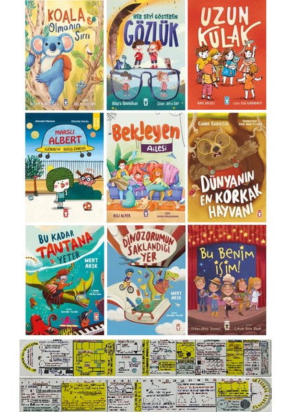 Hikaye Seti 9 Kitap - Matematik Öğreten Cetvel