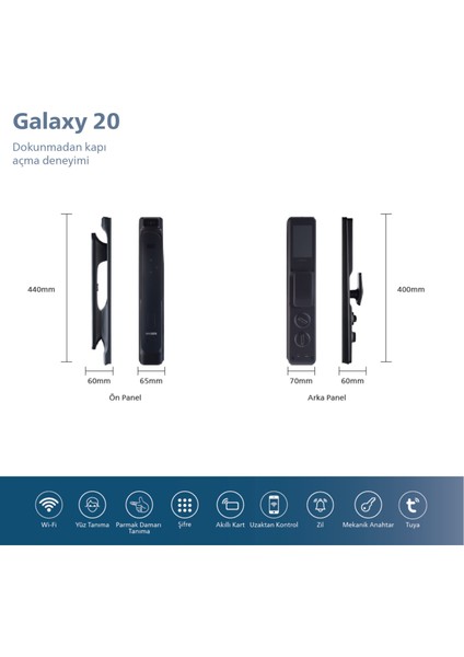Akıllı Kilit GALAXY20