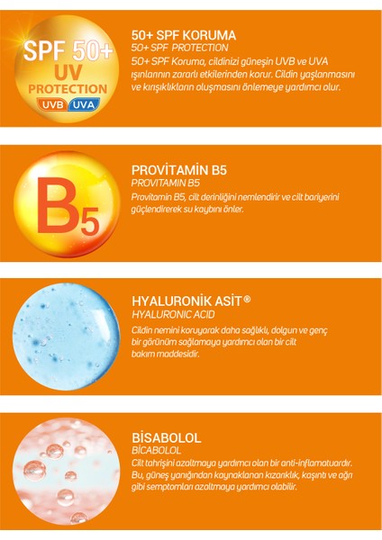 50+Spf Güneş Kremi 100 ml indirimleri